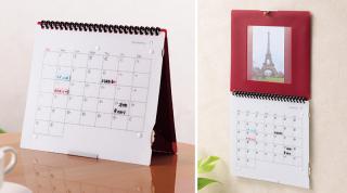 【新製品】日付変更ができるホワイトボードカレンダーにフォトフレームが付いた！
