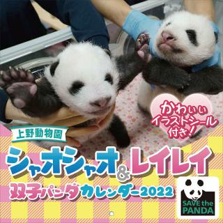  【新製品】上野動物園で誕生した双子パンダの2022年カレンダー