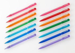 【新製品】消しゴムで消せるカラー芯を内蔵したシャープペンシル