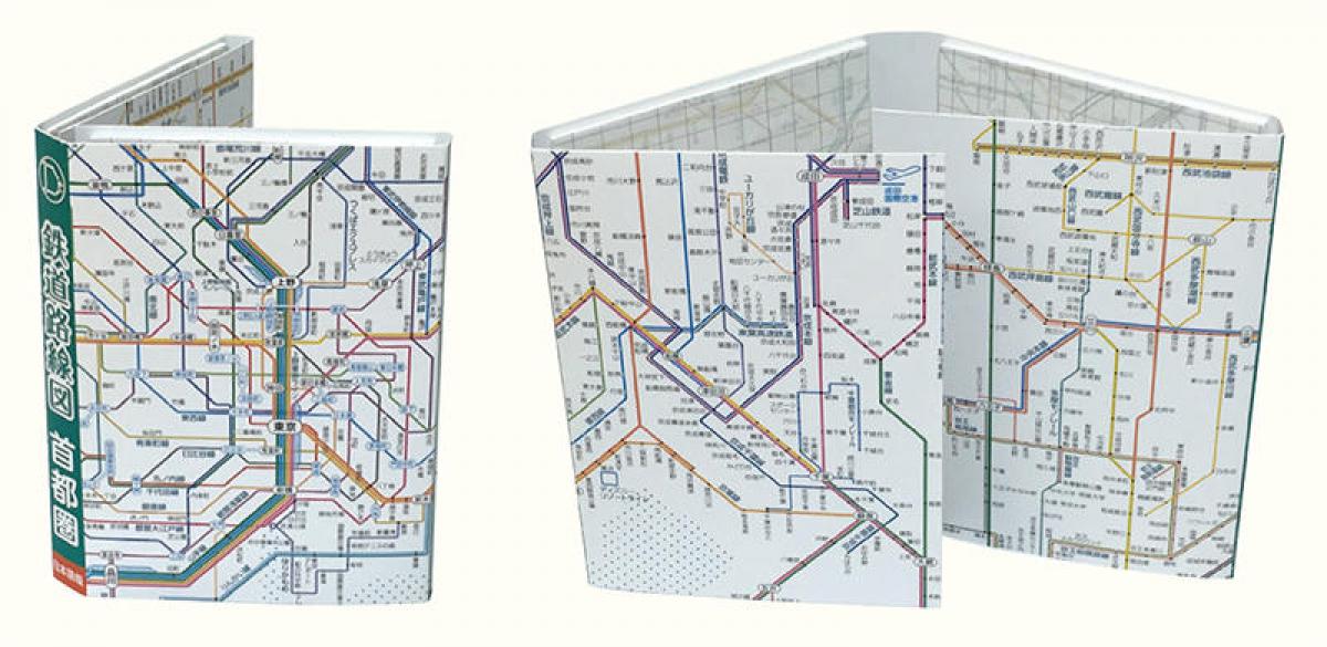 新製品】“鉄道路線図”をデザインしたメモ帳｜