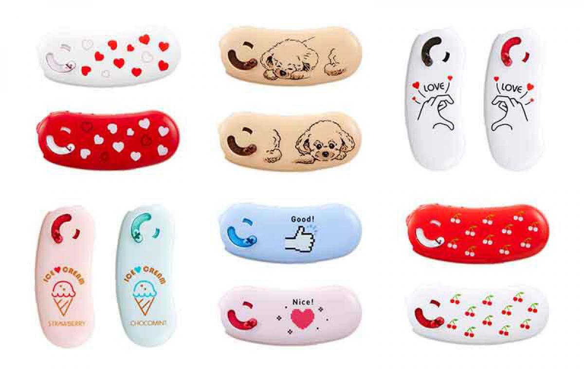 新製品 双子ダンスでおなじみ りかりこ がプロデュースしたペアデザインのテープのり