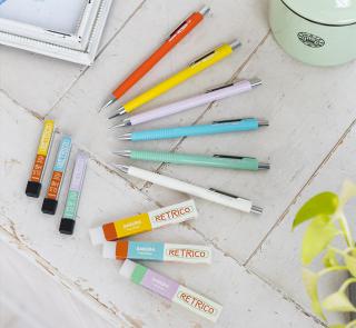 【新製品】レトロポップなデザインの女子学生向け筆記具ブランド