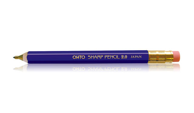新製品 鉛筆素材の太芯シャープ 木軸シャープ消しゴム付2 0 に新色登場