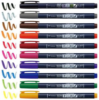 【新製品】筆文字サインペン「筆之助」をカラーペンとして多色展開