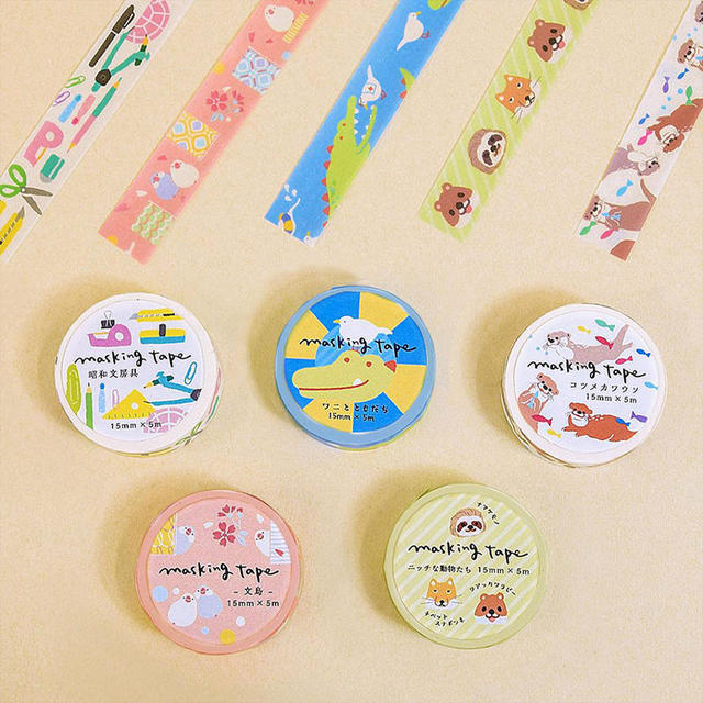 文具女子博2018限定】エヌビー社の「マスキングテープ」24柄｜