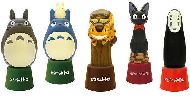 新製品】「トトロ」「カオナシ」などジブリキャラ付きネーム印