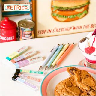【新製品】レトロカラーの女子学生向け筆記具ブランド「レトリコ」に第2弾
