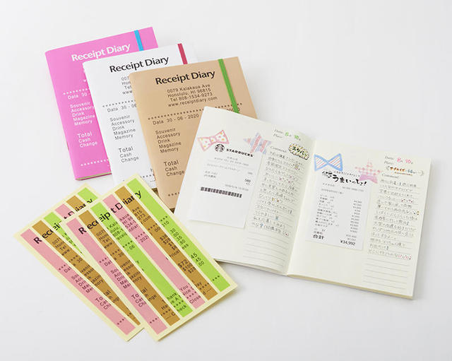 この文具に注目 レシートから始まる思い出作り レシート日記