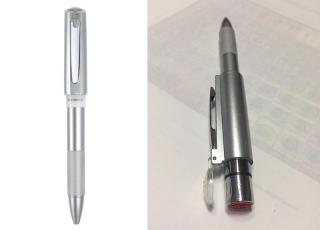 【新製品】キャップレスタイプのネーム印付き4機能筆記具に新色シルバー登場
