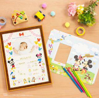 【新製品】子どもの誕生記録や記念に！ 写真を簡単に飾れるデザイン台紙 「ベビーポスター」
