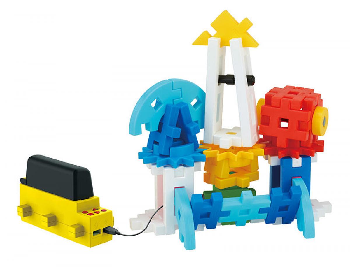 新製品】ニューブロックが動く！光る！「ニューブロック