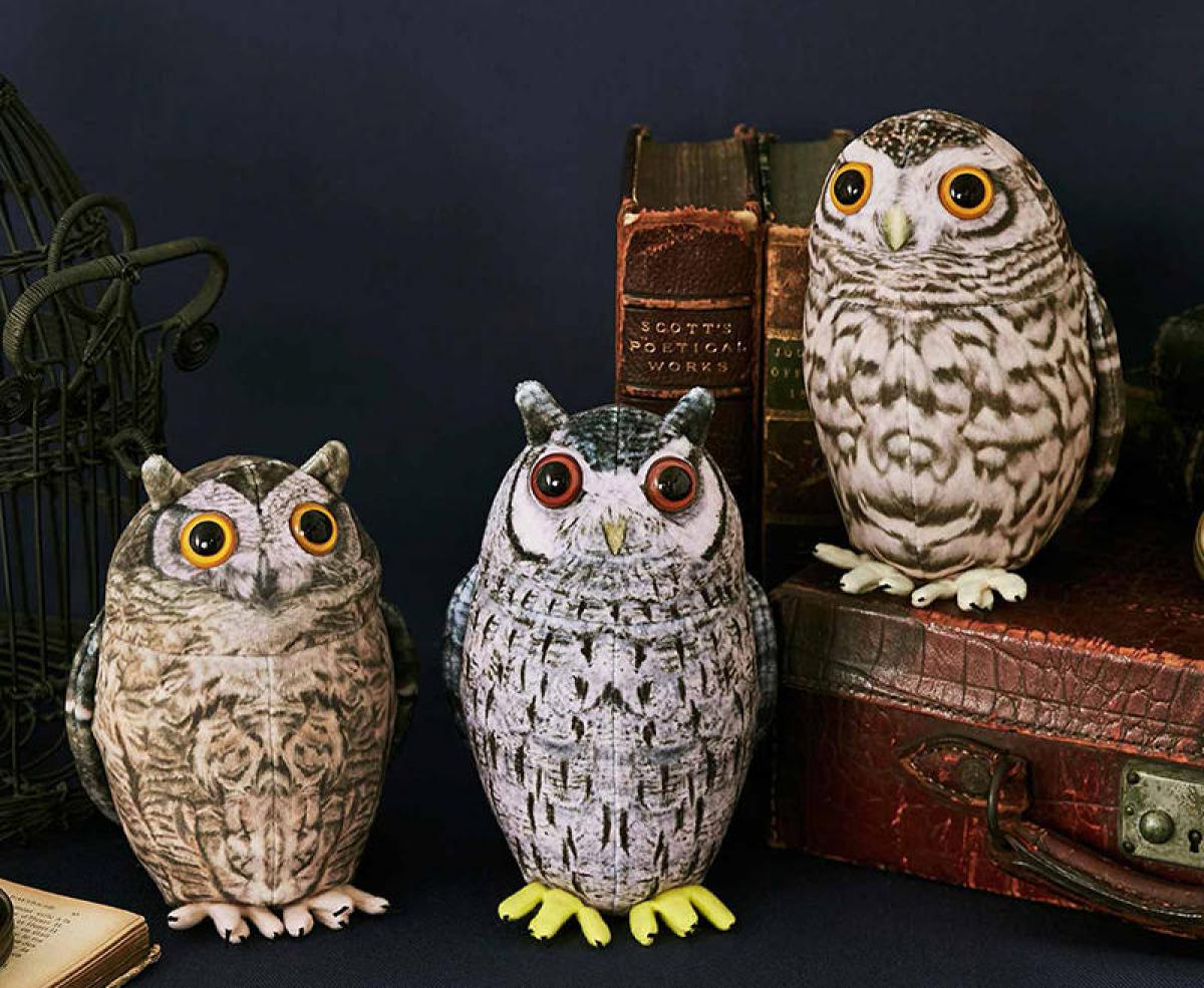 新製品】本物そっくり！「思わず二度見の もふっとフクロウポーチ」｜