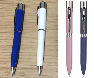 【新製品】スタイリッシュなネーム印付きノック式ボールペン