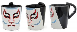 【新製品】正面や横からも楽しめる歌舞伎マグカップ