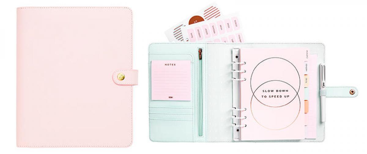 新製品】完売続出！kikki.Kのシステム手帳にミント＆ペールピンク登場｜