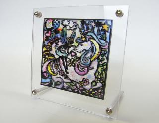 【新製品】ステンドグラスに匹敵する本物のアート作品を創れる「シャインカービング スターターセット」