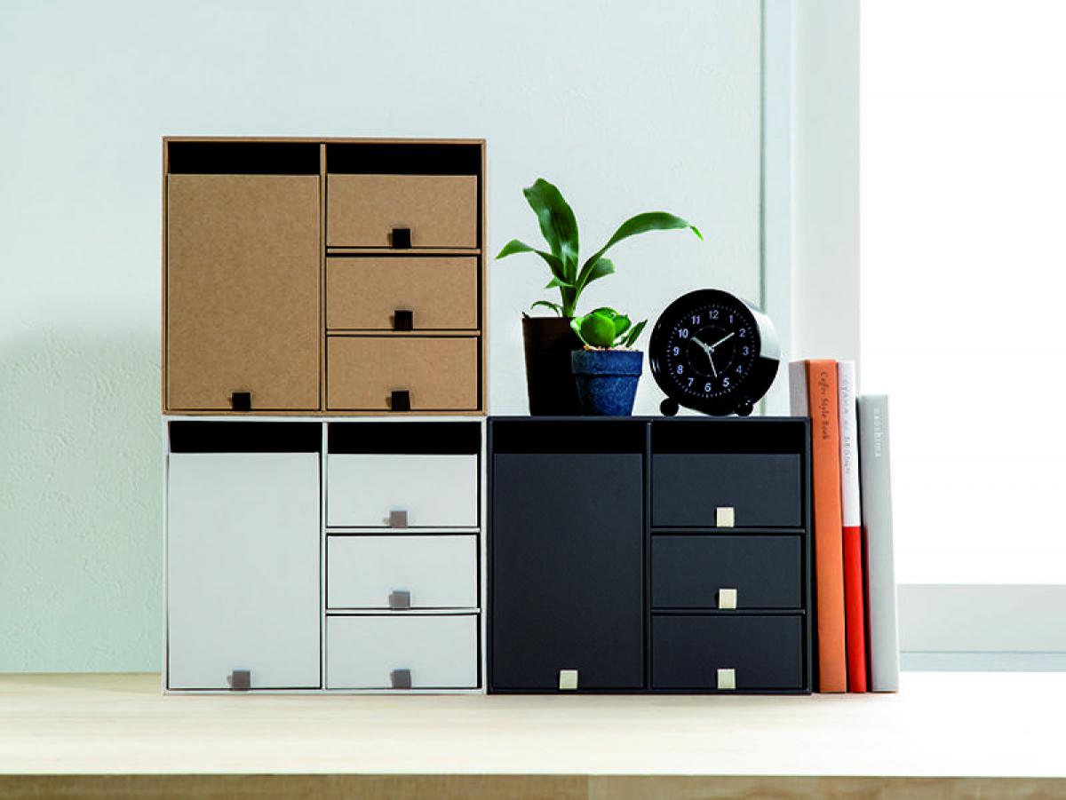 新製品】お部屋のこまごまをまとめて簡単整理できる紙製収納ボックス｜