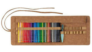【新製品】ファーバーカステルの水彩色鉛筆を持ち運ぶのに便利なロールケース