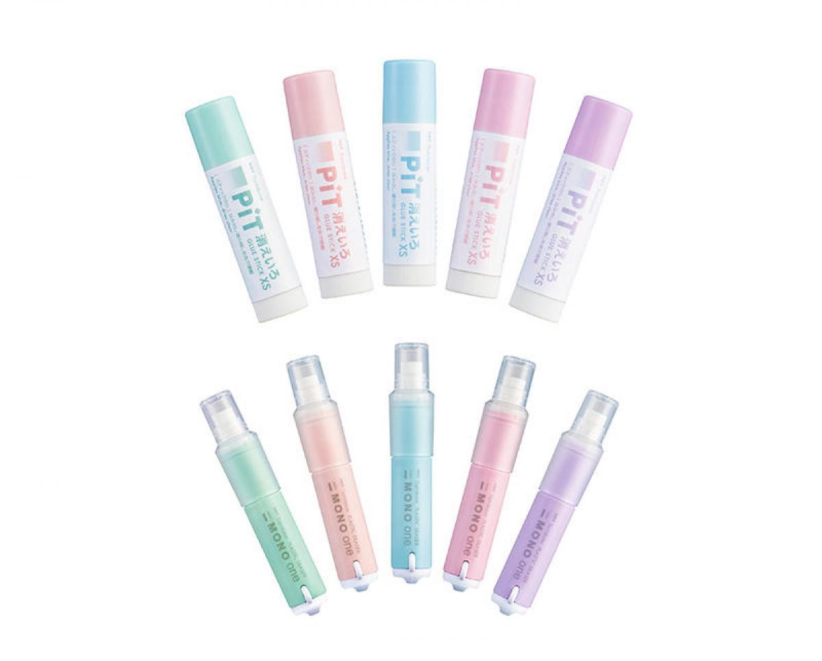 新製品 消えいろピットxs ホルダー消しゴム モノワン がパステルカラーで限定発売