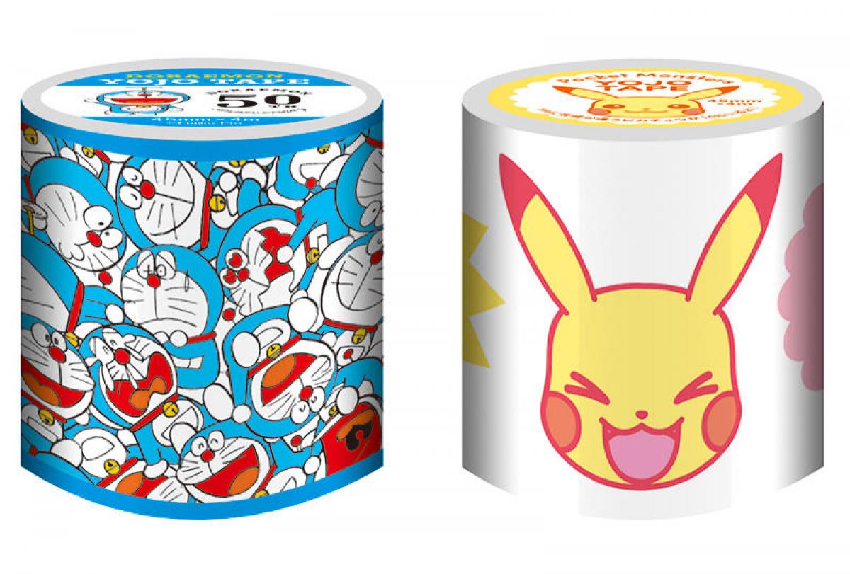 新製品】ドラえもん＆ポケモンのかわいい養生テープ｜