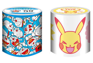 【新製品】ドラえもん＆ポケモンのかわいい養生テープ