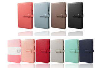 【新製品】豊富なサイズや色から選べるPUレザー調システム手帳