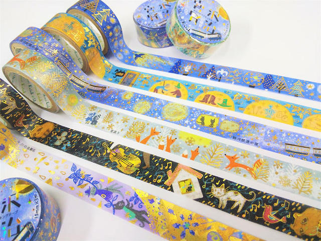 新製品】きらぴかの箔押しが幻想的！宮沢賢治の作品世界を描いた 