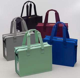 【新製品】全5色展開のファスナー付きオフィストートバッグ