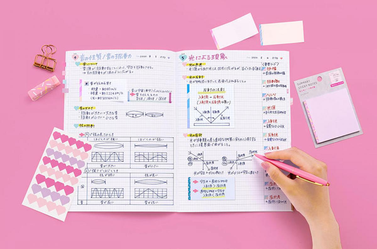 新製品】「&STUDIUM」の見返しやすいまとめノートシリーズ｜