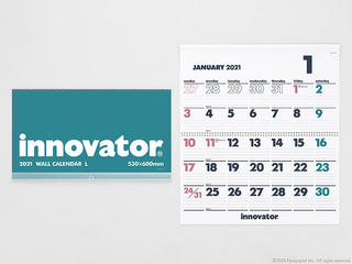 【新製品】シンプルかつ機能的なデザイン！ 2021年版「イノベーター」カレンダー
