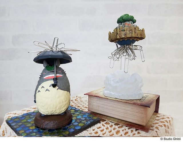 となりのトトロ 天空の城ラピュタ クリップホルダー 2点セット となりのトトロ 天空の城ラピュタ クリップホルダー 2点セット