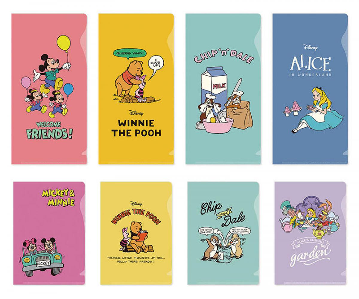 新製品 書類の保管や持ち運びが楽しくなる ディズニーデザインの ぴったりすっきりホルダー カモフラージュホルダー