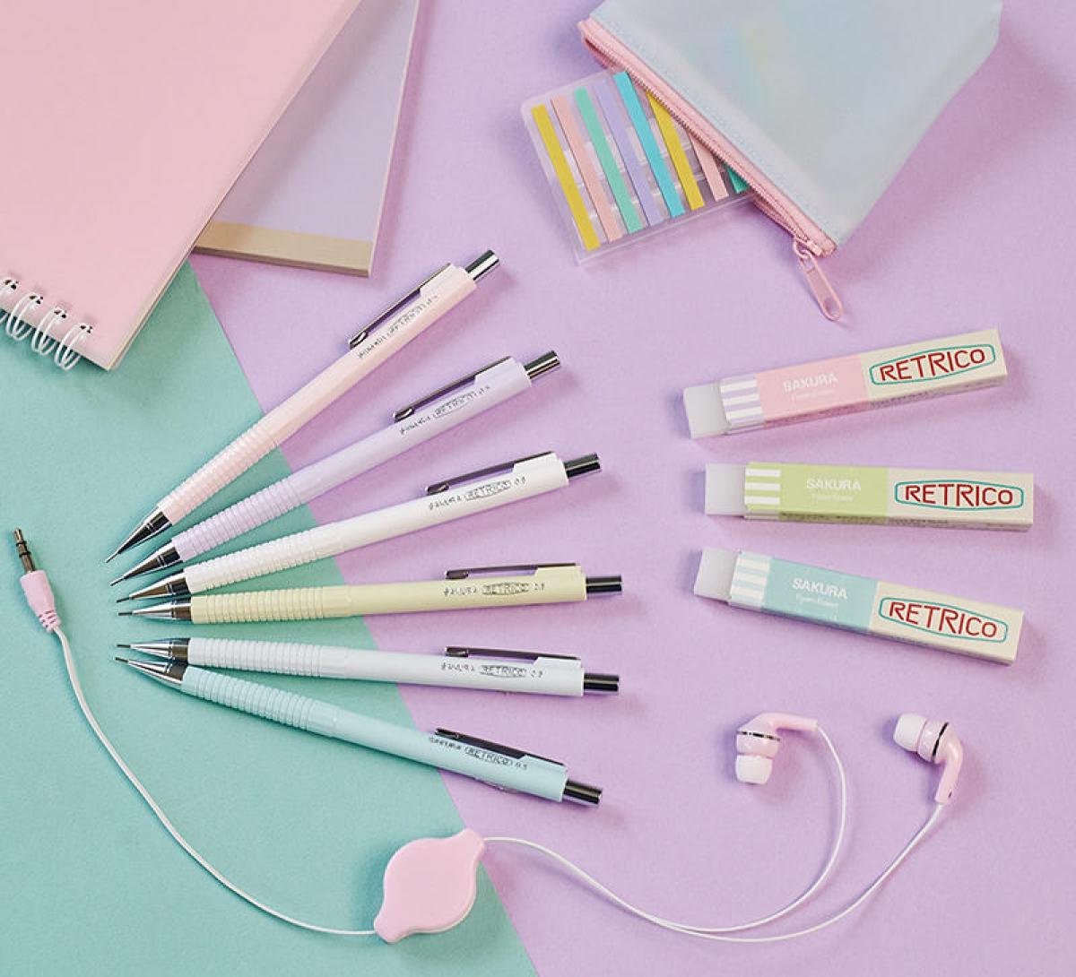 新製品 トータルコーディネートができる筆記具ブランド レトリコ からパステルカラー新登場