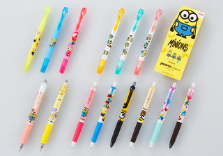 【新製品】三菱鉛筆から大人気キャラクター「ミニオン」とのコラボ3商品が同時発売