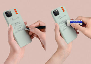 【新製品】スマホケースに書いて消せるウェアラブルメモに「iPhone12/12Pro」用のケースタイプ登場