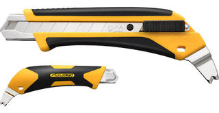 【新製品】多用途で活躍するクランク形状のM字型ツメが特徴的な大型カッターナイフ