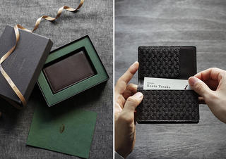 【新製品】バレンタインギフトにピッタリのチョコレートのようなレザー製カードケース