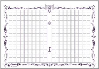 【新製品】「飾り原稿用紙」にゴシック調の新柄