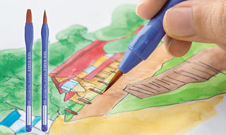 【新製品】イラストからホビー用途まで幅広く使われる画筆「ネオセーブル」に丸筆・平筆10号を追加