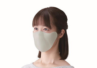【新製品】顔に直接貼り付けられる、耳が痛くならないマスク「ひもなしマスク」