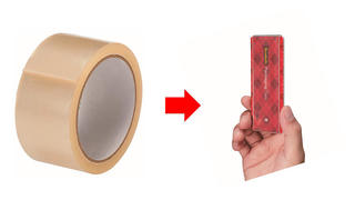 【新製品】透明テープが薄い板状に　持ち運びしやすい「スコッチ® 透明梱包用テープ ポータブル」