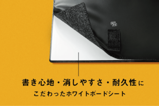 【新製品】「書きやすさ」「消しやすさ」「機動性」に着目したホワイトボード「WAPE（ワイプ）」