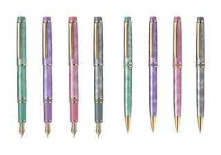 【新製品】高級筆記具「グランセ」に淡いマーブル模様の新アイテム追加