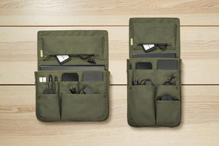 【新製品】伸縮マチと工夫されたポケットレイアウトでスッキリ収容できるバッグインバッグ