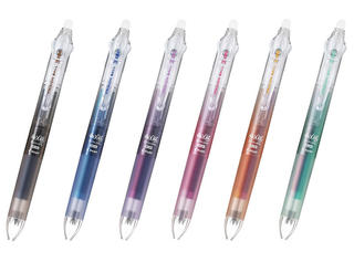 【新製品】カラフルな透明ボディの「フリクション」3色ボールペン
