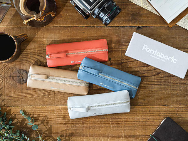 新製品】イタリアンレザーを使った色鮮やかなペンケース4色｜
