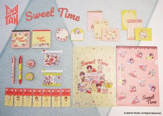 【新製品】「TinyTAN」の文具シリーズ第2弾のテーマは「Sweet Time」