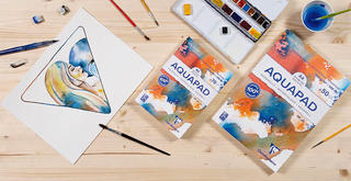 【新製品】水彩画法での使用に特化した「AQUAPAD（アクアパッド）」