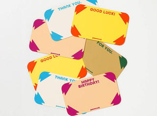 【新製品】ポップなカラーリングが魅力の気軽に使えるメッセージカード