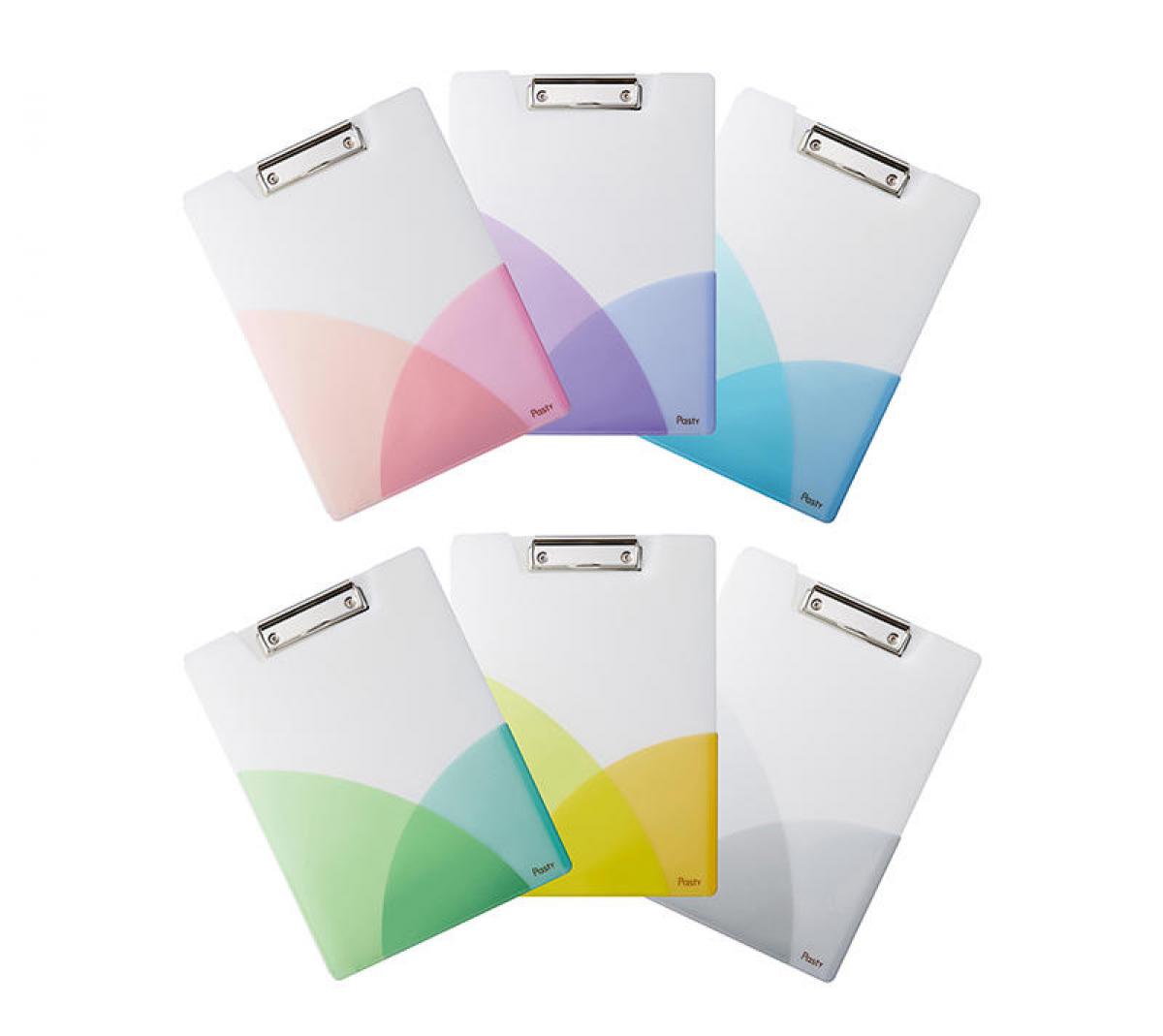 新製品】下敷き＆小物収納にもなるクリップボード「Pasty クリップ